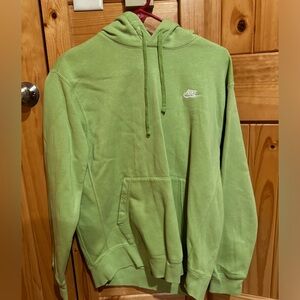 Nike Hoodie. Lime Green. Gently Warn
